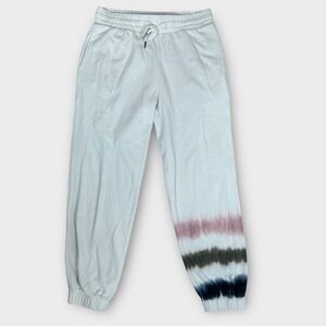Z Supply Women's Tie Dye Jogger Sweatpants Size Medium Beige Pink Green‎ Blue